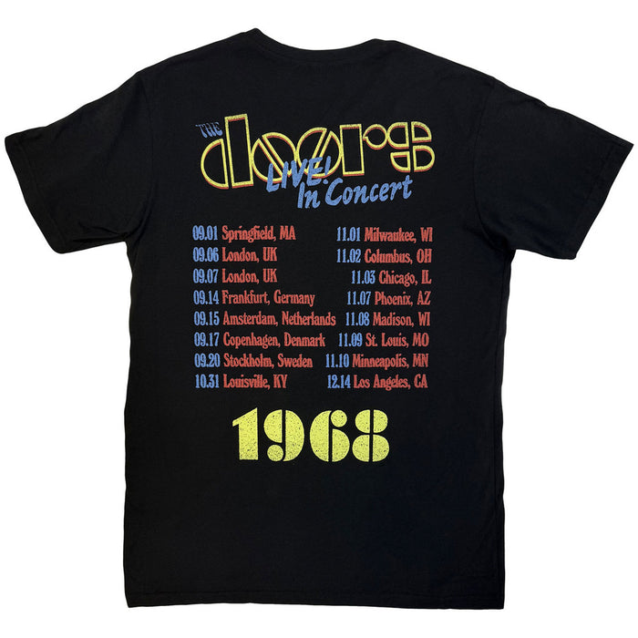 The Doors Live In Concert '68 Black Large T-Shirt