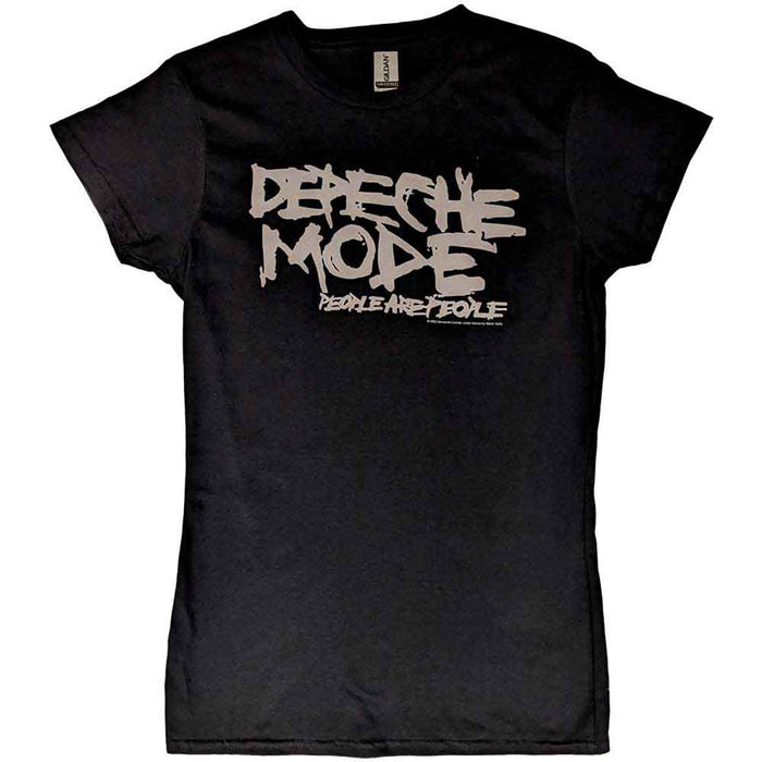 Depeche Mode People Are People Black X-Large Ladies T-Shirt