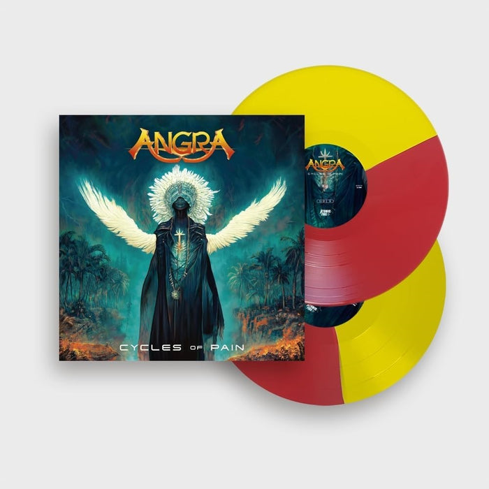 Angra Cycles Of Pain Vinyl LP Red & Yellow Split-Colour 2023