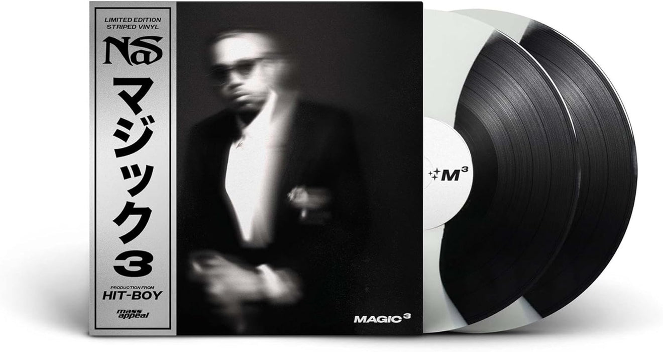 Nas Magic 3 Vinyl LP Black & White Striped Colour 2024