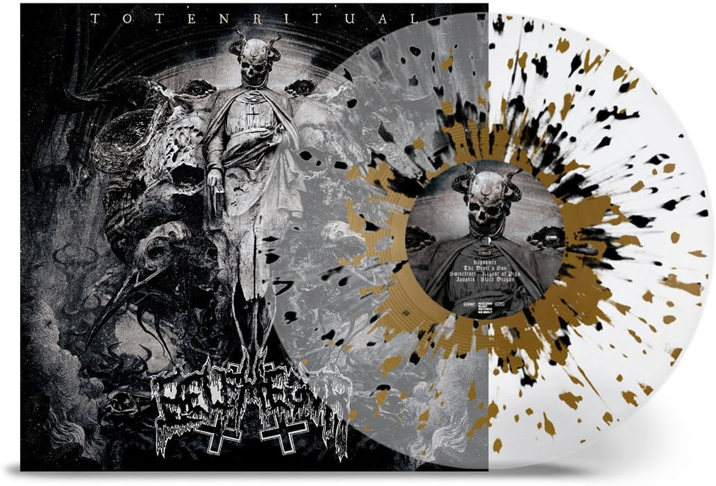 Belphegor Totenritual Vinyl LP Crystal Clear, Gold & Black Splatter Colour 2023