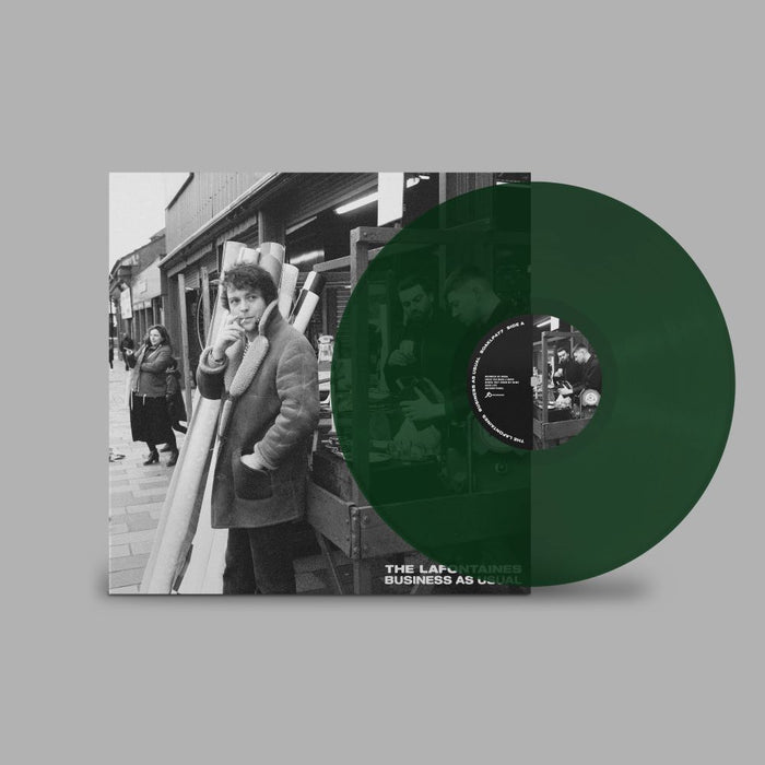 The LaFontaines Business As Usual Vinyl LP Indies Transparent Green Colour Due Out 14/06/24