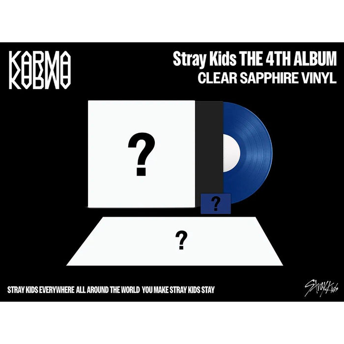 Stray Kids KARMA Vinyl LP Clear Sapphire Colour 2025 — Assai Records