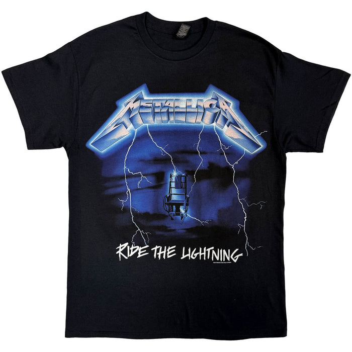 Metallica Ride The Lightning Tracks Black Small T-Shirt
