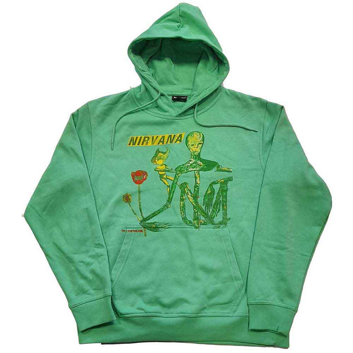 Nirvana Incesticide Green Small Hoodie