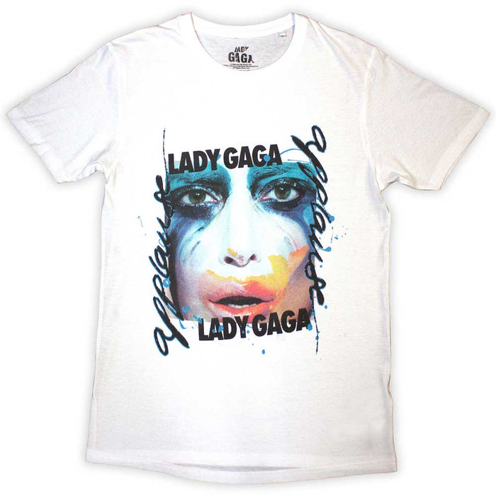 Lady Gaga Artpop Facepaint White Small T-Shirt