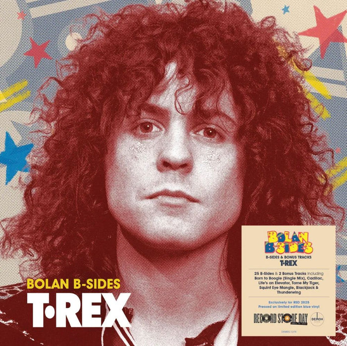 T. Rex Bolan B-Sides Vinyl LP Translucent Blue Colour RSD 2025