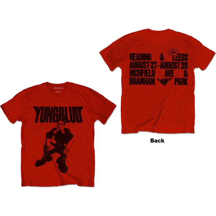 Yungblud R-U-OK? Print Red Small T-Shirt