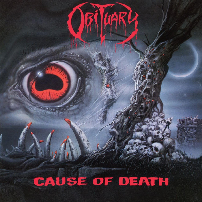 Obituary Cause Of Death Vinyl LP Gray/Black Splatter Colour Due Out 07/08/26