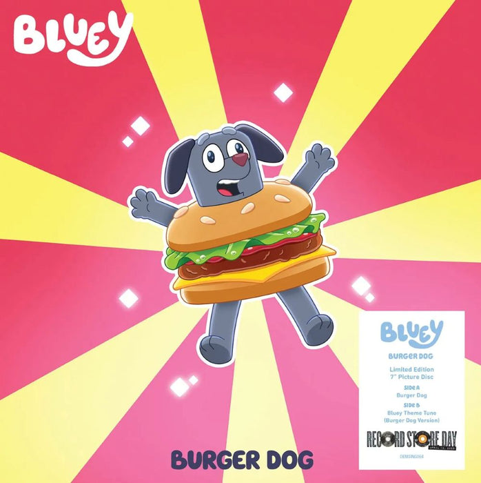 Bluey Burger Dog / Bluey Theme Tune (Burger Dog Version) 7" Vinyl Single Picture Disc RSD 2025