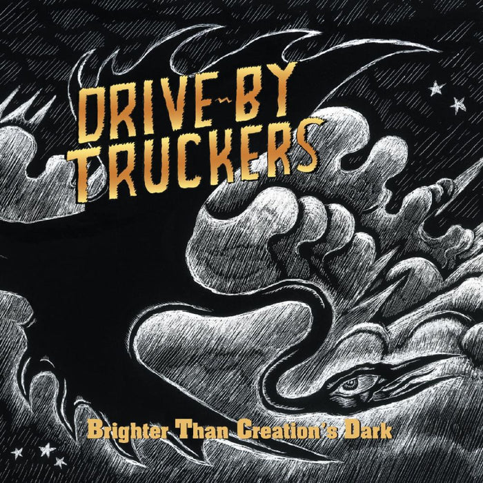 Drive-By Truckers Brighter Than Creation's Dark Vinyl LP Crystal Amber Colour 2025