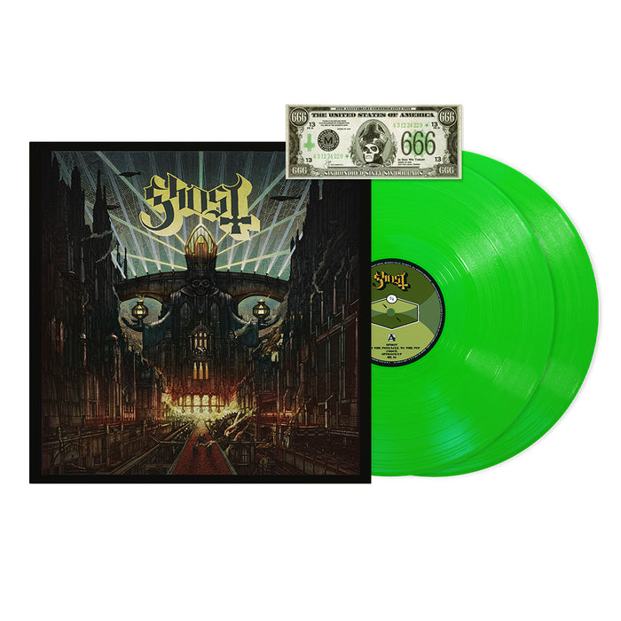 Ghost Meliora Deluxe 10th Anniversary Vinyl LP Neon Green Colour 2025