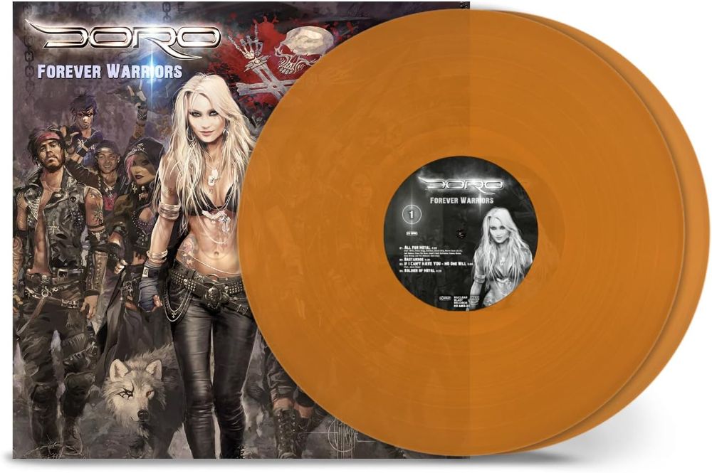 Doro Forever Warriors Vinyl LP Transparent Orange Colour 2025