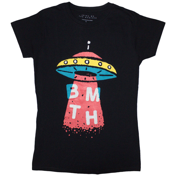 Bring Me The Horizon Alien Black Ladies Small T-Shirt