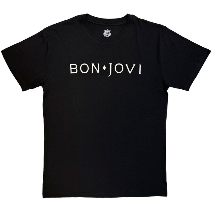 Bon Jovi Logo Black X-Large T-Shirt