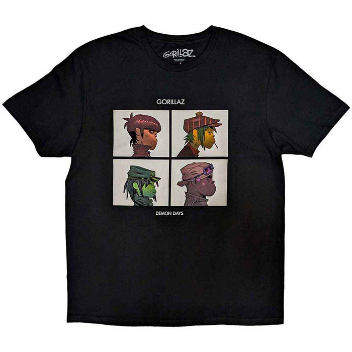 Gorillaz Demon Days Black Large T-Shirt