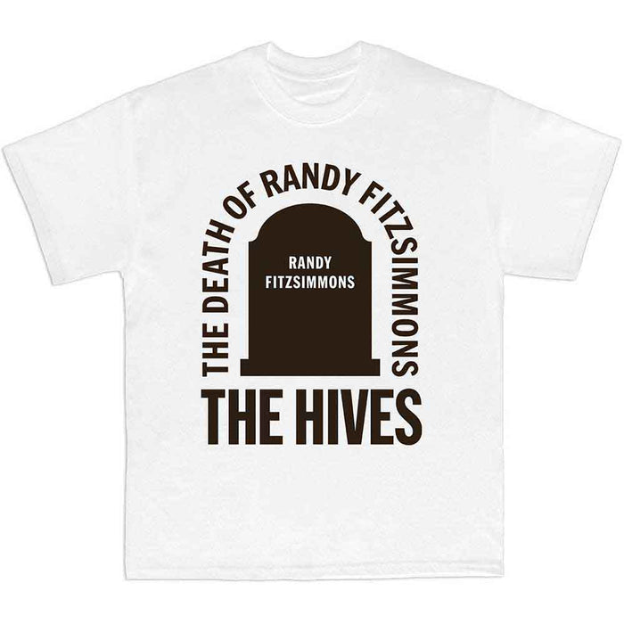 The Hives Randy Gravestone White Large Unisex T-Shirt