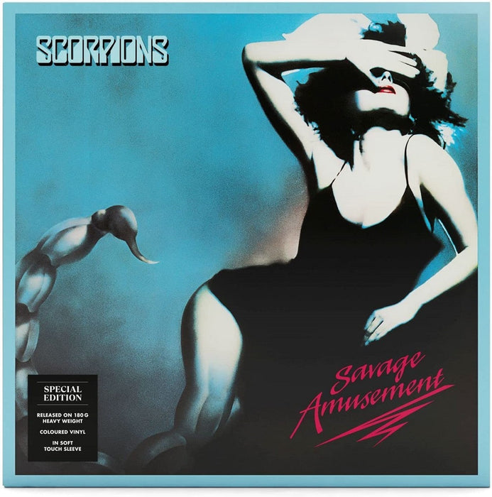 Scorpions Savage Amusement Vinyl LP Transparent Curacao 2023