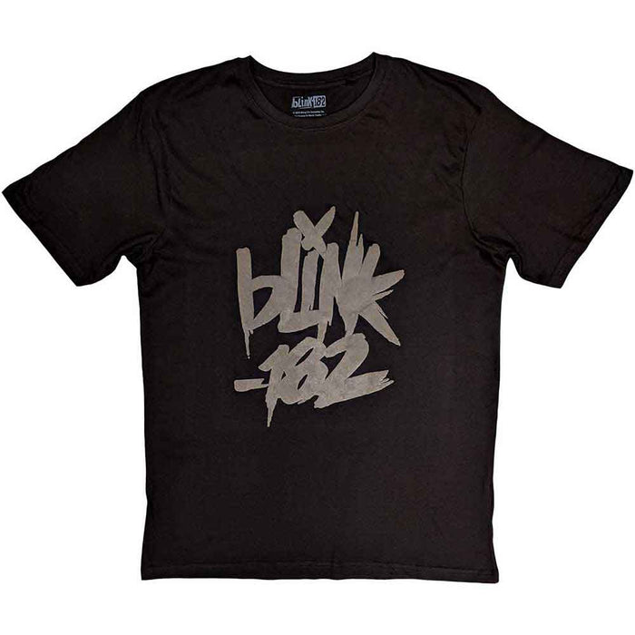 Blink-182 Neon Logo Hi-Build Black Large T-Shirt