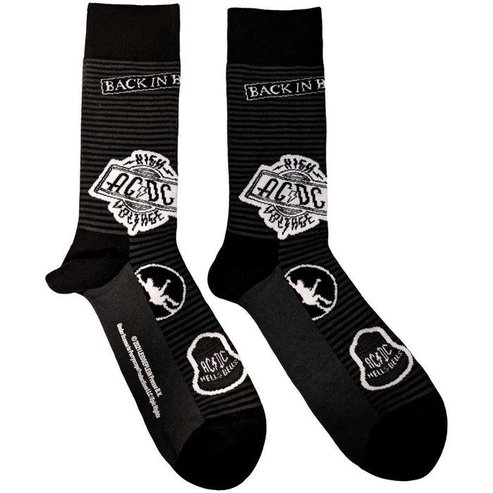 AC/DC Unisex Ankle Socks: Icons (Uk Size 7 - 11)