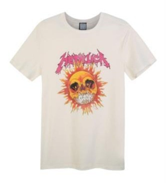 Metallica Neon Sun White XX-Large T-Shirt