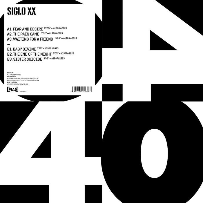 Siglo XX [PIAS] 40 12" Vinyl EP 2023