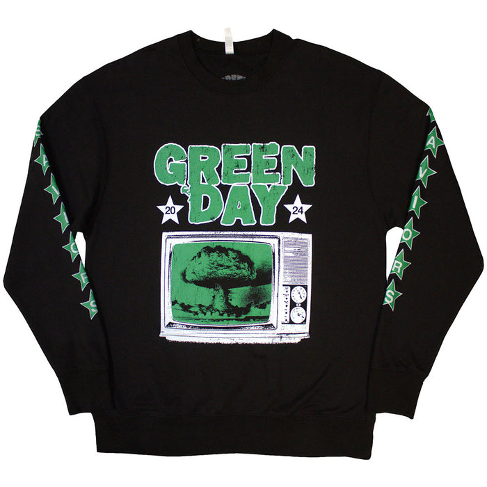 Green Day TV Explosion Small Sweatshirt