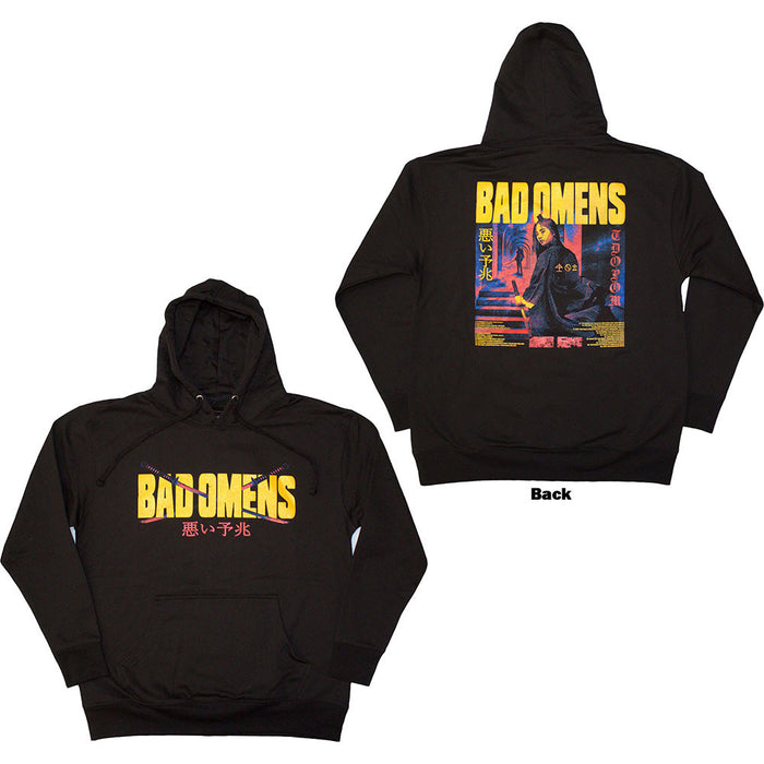 Bad Omens Samurai Woman Black Medium Hoodie