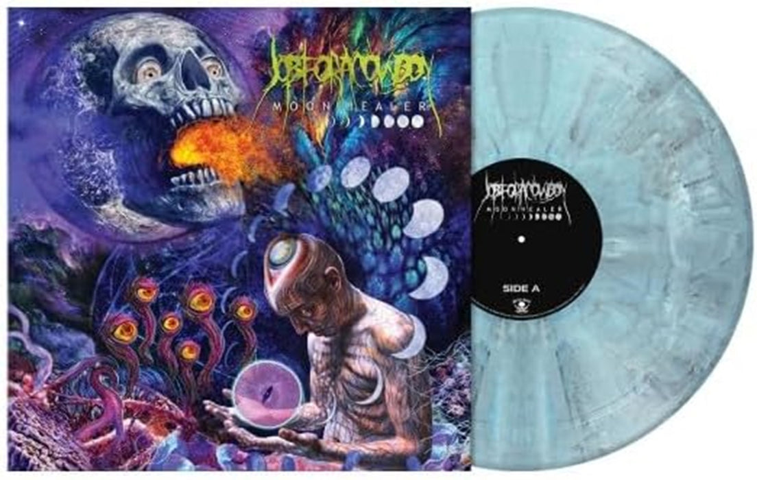 Job For A Cowboy Moon Healer Vinyl LP Ice Blue Marbled Colour 2024