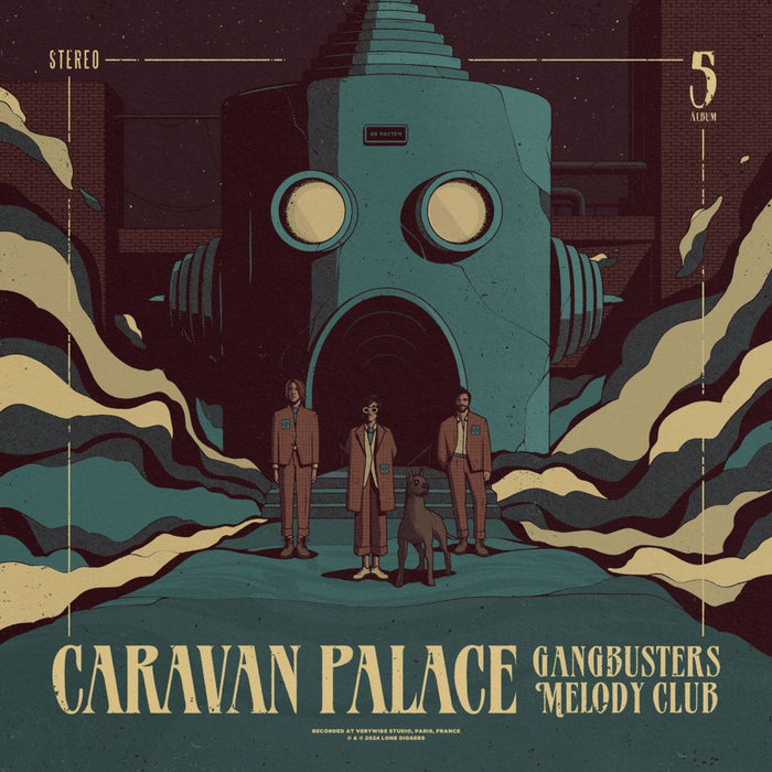 Caravan Palace Gangbusters Melody Club Vinyl LP Petrol Colour 2024