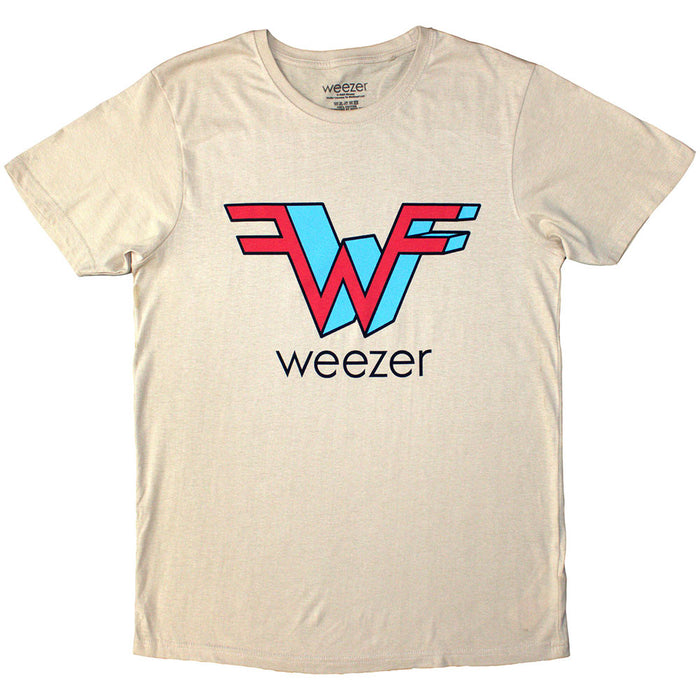 Weezer Logo Sand Medium T-Shirt