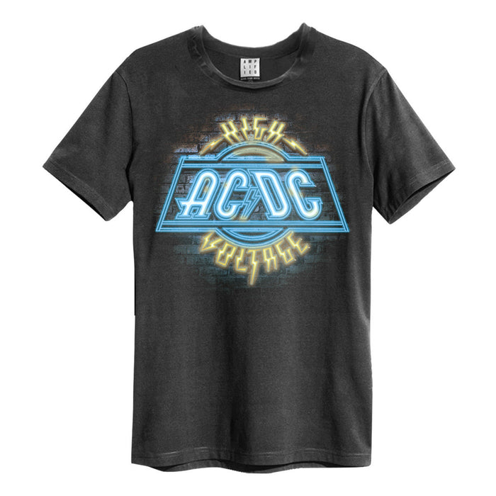 AC/DC High Voltage Neon Charcoal Medium T-Shirt