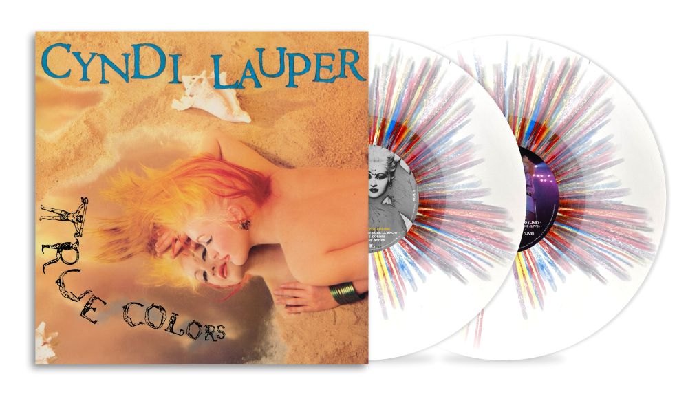 Cyndi Lauper True Colours (40th Anniversary) Vinyl LP Rainbow Sprinkle Colour 04/12/26