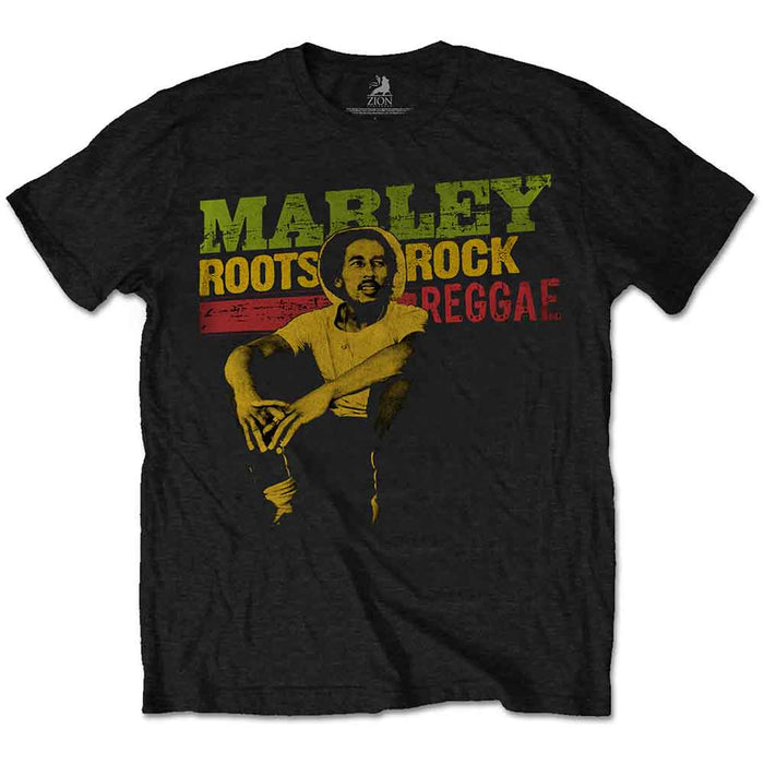 Bob Marley Roots, Rock, Reggae Black Small T-Shirt