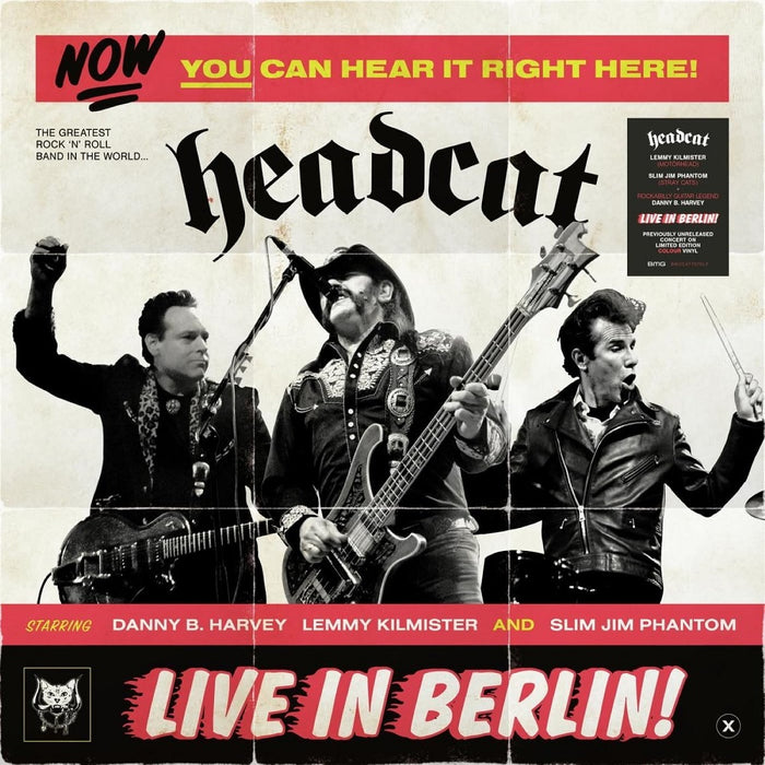 HeadCat Live in Berlin Vinyl LP Red Colour 2023