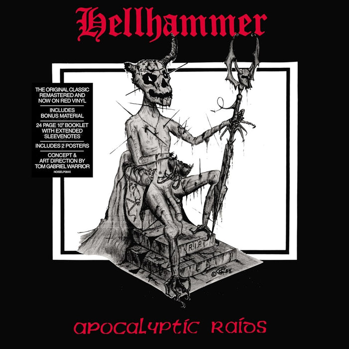 Hellhammer Apocalyptic Raids Vinyl LP Red Colour 2024