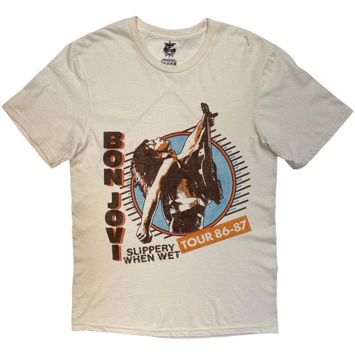 Bon Jovi Slippery When Wet Tour 86-87 Medium T-Shirt