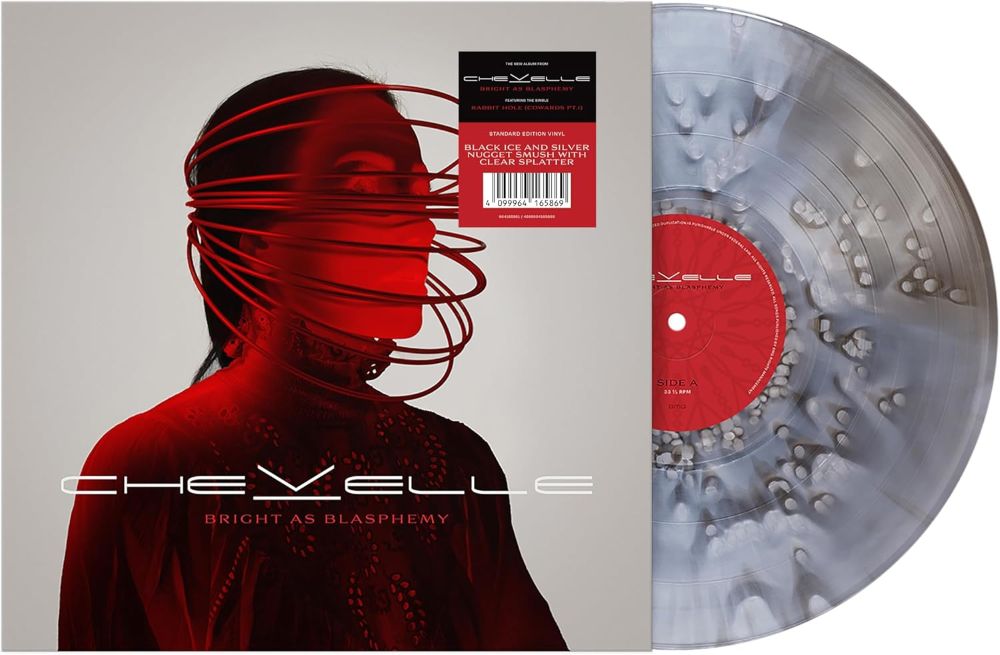 Chevelle Bright As Blasphemy Vinyl LP Black Ice & Silver Nugget Smush With Clear Splatter Colour 2025