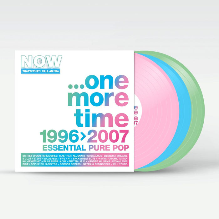 NOW That's What I Call An ERA - ONE MORE TIME: 1996-2007 Vinyl LP Pink, Blue & Green Colour Due Out 11/09/26