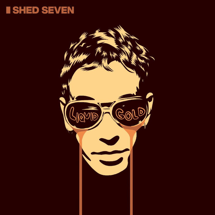 Shed Seven Liquid Gold Vinyl LP Red/Black Marble Due Out 11/09/26
