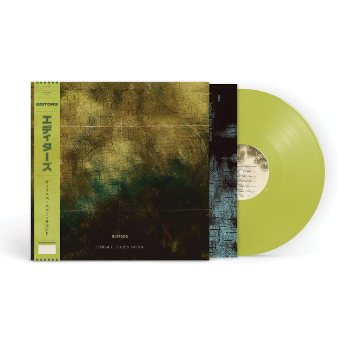 Editors Surface, Echo & Sound Vinyl LP Signed Assai Obi Edition Yellow/Green Transparent Colour 2026