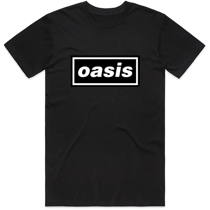 Oasis Decca Logo Black Large T-Shirt