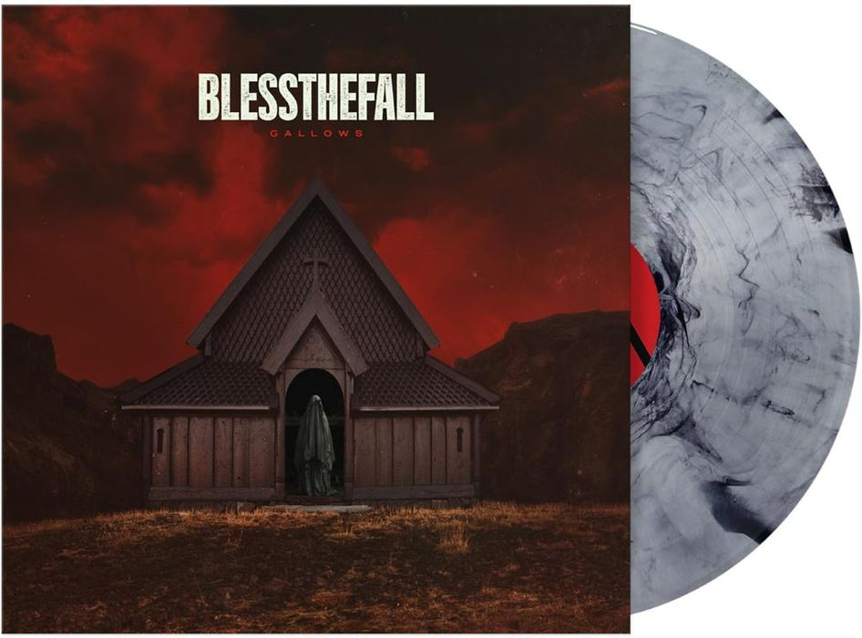 blessthefall GALLOWS Vinyl LP Grey & Black Smoke Colour 2025