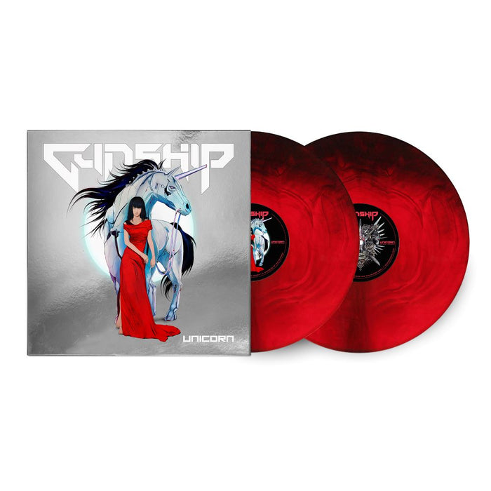 Gunship Unicorn Vinyl LP Blood & Chrome Colour 2023