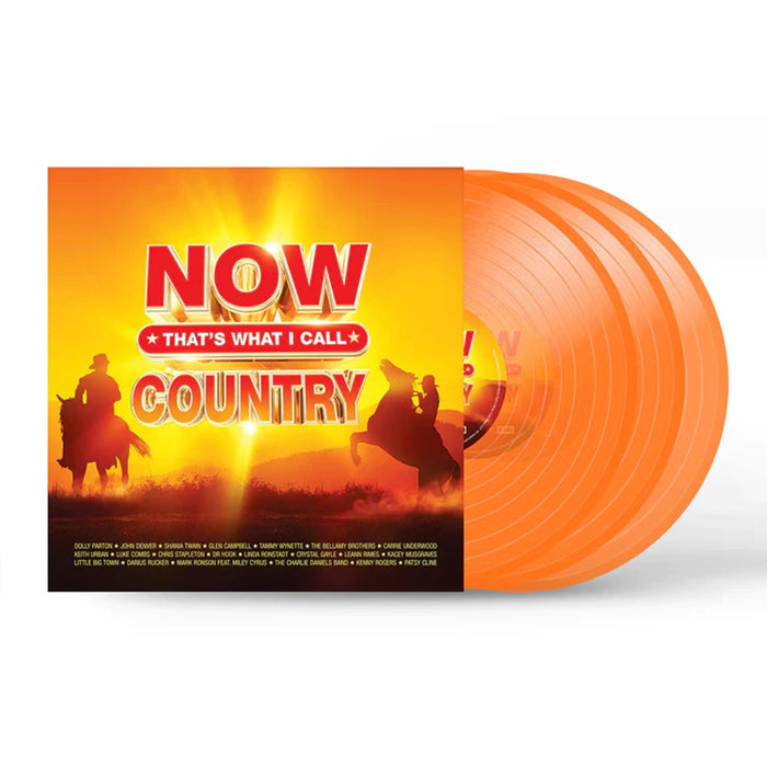 NOW That's What I Call Country Vinyl LP Orange Colour 2024