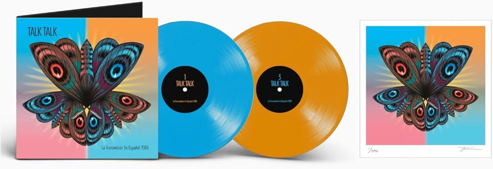 Talk Talk La Transmision en Espanol 1986 Vinyl LP Blue and Orange Colour 2025