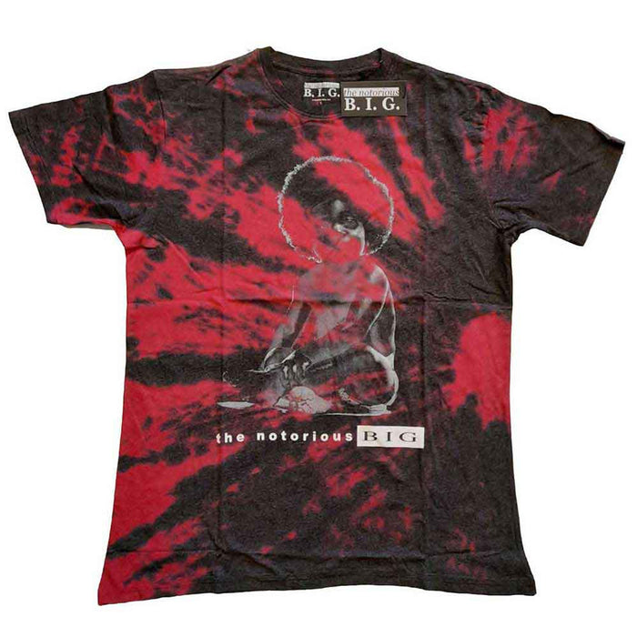 Biggie Smalls Baby Biggie Wash Red Small T-Shirt