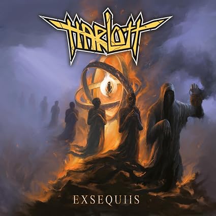 Harlott Exsequiis Vinyl LP Orange / Blue Merged Colour Due Out 11/09/26