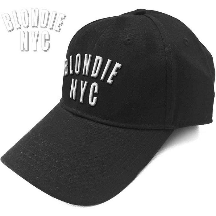 Blondie NYC Logo Black Baseball Cap Hat