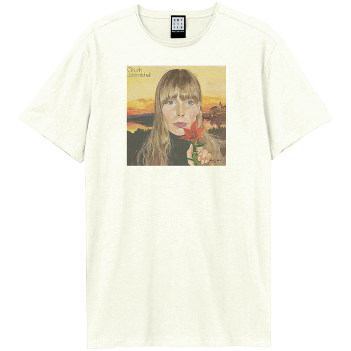 Joni Mitchell Clouds Amplified Vintage White X-Large Unisex T-Shirt